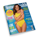Titelblatt der Zeitschrift „Women’s Health“ mit einer lächelnden weiblichen Person im gelben Badeanzug vor blauem Hintergrund. Textinhalte: „EASY SCHLANK IN 15 MINUTEN“, „Jana Ina Zarrella“, „LEBE FIT & HAPPY“, „100 % Sommer“, „Coole Cocktails ohne Alkohol“, „Glow-Guide für schöne Haut“, „Gesundes BBQ leicht gemacht“, „DIE SCHÖNSTE BEACHWEAR FÜR JEDE FIGUR“ und „Love-Check – Passt ihr gut zusammen?“.