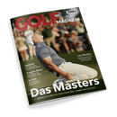 Cover des Golf Magazins Juni 2025 mit einem jubelnden Golfer auf dem Platz, Hauptschlagzeile Das Masters.