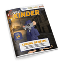 Magazin Servus KINDER, Cover mit einer Detektivmaus in dunkler Gasse und der Schlagzeile STRENG GEHEIM!.