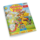 Cover der Zeitschrift Disney Winnie Puuh mit Winnie Puuh und seinen Freunden beim Musizieren. Weitere Themen: Shopping-Set und Naturforscher.